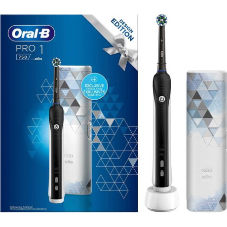Oral-B - elektrisk tandborste Pro 1-750 Svart Oral-B - elektrisk tandborste Pro 1-750 Svart