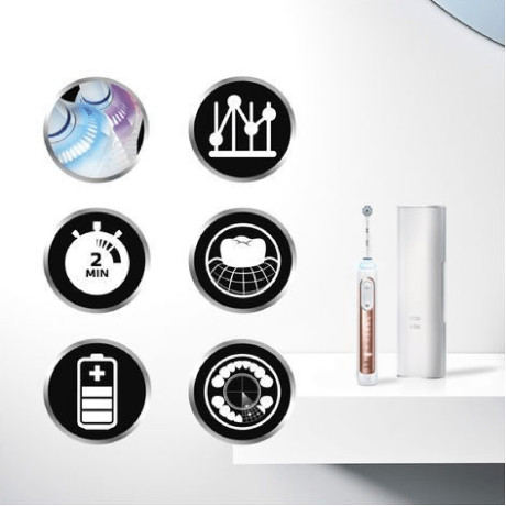 Oral-B - Genius X RoseGold CA + Travel Case Oral-B - Genius X RoseGold CA + Travel Case