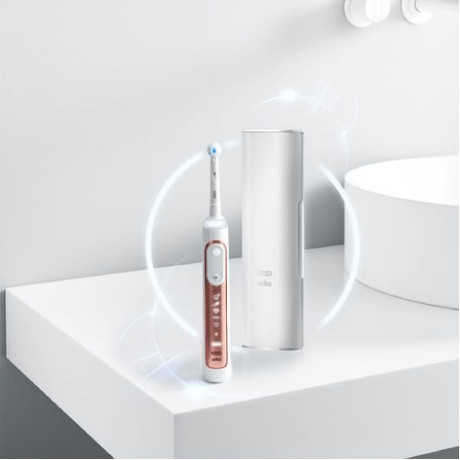Oral-B - Genius X RoseGold CA + Travel Case Oral-B - Genius X RoseGold CA + Travel Case