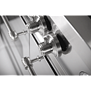 Pazzano -  Induktionsspis Cuore 90 cm (2 ugnar) (Rostfri/Borstat stål)