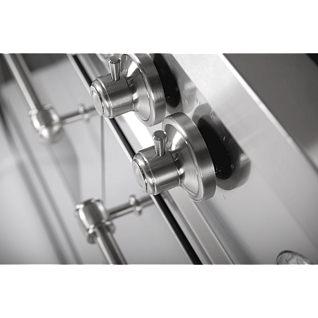 Pazzano -  Induktionsspis Cuore 90 cm (2 ugnar) (Rostfri/Borstat stål)