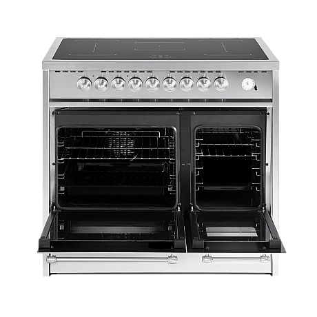 Pazzano -  Induktionsspis Cuore 90 cm (2 ugnar) (Rostfri/Borstat stål)