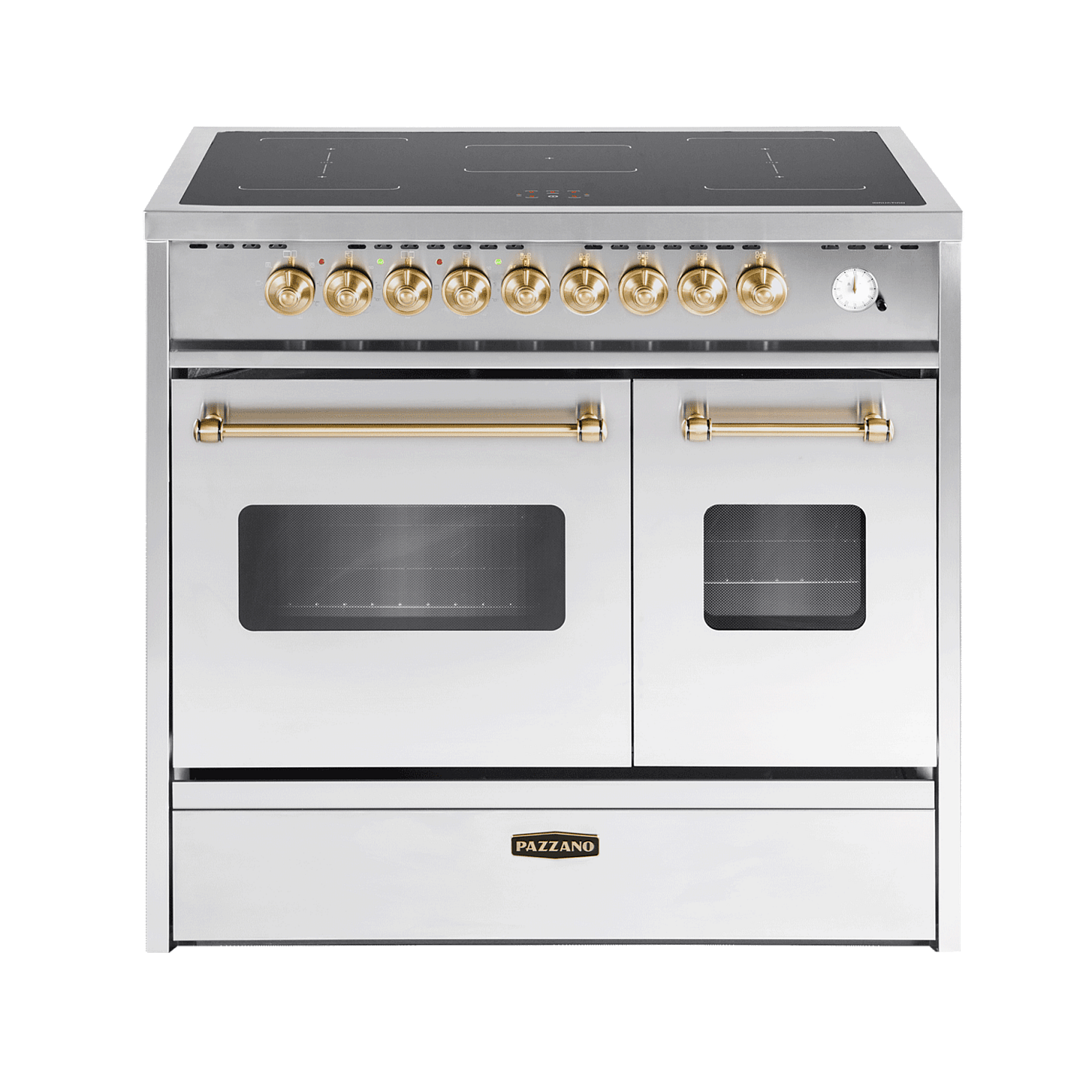 Pazzano induktionsspis  induktionsspis cuore 90 cm (2 ugnar) (rostfri/m&auml;ssing)