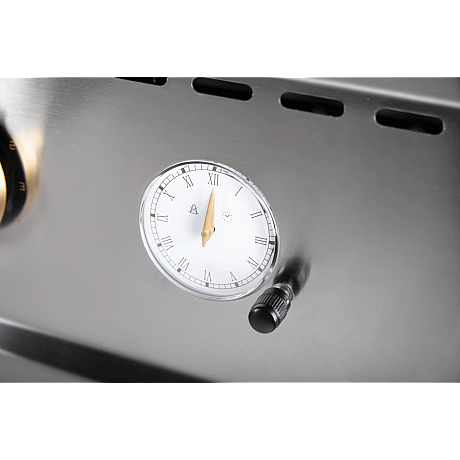 Pazzano -  Induktionsspis Cuore 90 cm (2 ugnar) (Rostfri/Mässing)