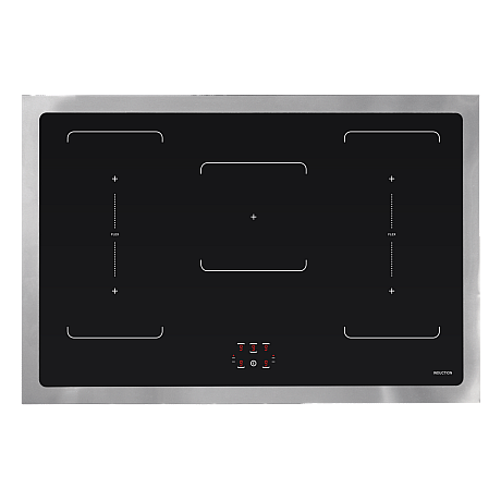 Pazzano -  Induktionsspis Cuore 90 cm (2 ugnar) (Rostfri/Mässing)