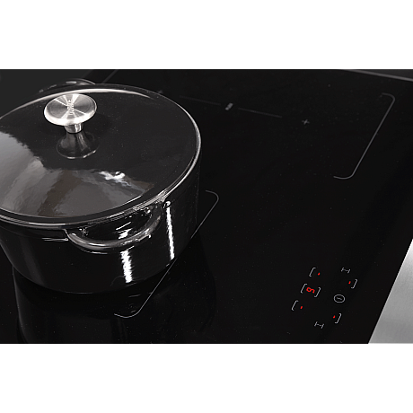 Pazzano -  Induktionsspis Cuore 90 cm (2 ugnar) (Rostfri/Mässing)