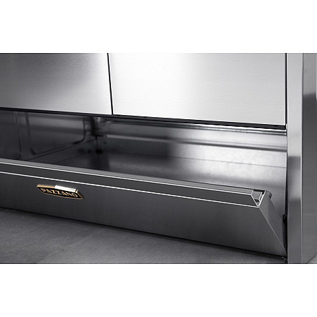 Pazzano -  Induktionsspis Cuore 90 cm (2 ugnar) (Rostfri/Mässing)