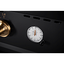 Pazzano - Gasspis Cuore 90 cm (2 ovens) (Svart/Borstad mässing) Pazzano - Gasspis Cuore 90 cm (2 ovens) (Svart/Borstad mässing)