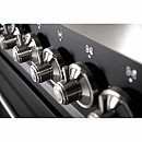 Pazzano -  Induktionsspis Cuore 90 cm, Svart/Inox