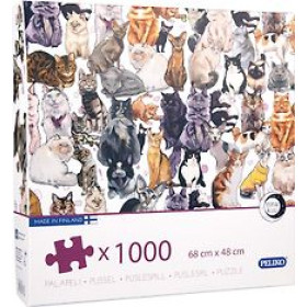 Peliko - Cats pussel, 1000 bitar