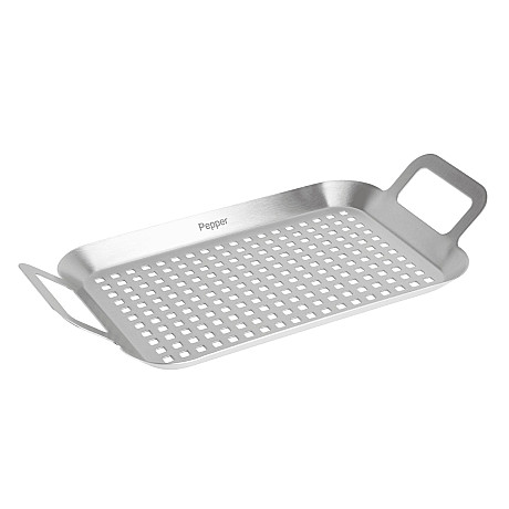 Pepper - Grillbricka Stainless Steel - 35x19x5 cm Pepper - Grillbricka Stainless Steel - 35x19x5 cm