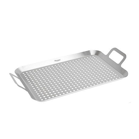 Pepper - Grillbricka Stainless Steel - 44x25x5 cm Pepper - Grillbricka Stainless Steel - 44x25x5 cm