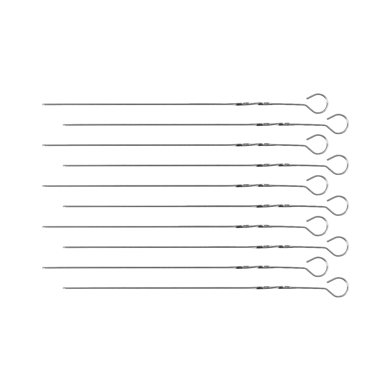 Pepper grillredskap  grillspett stainless steel -  10-pack