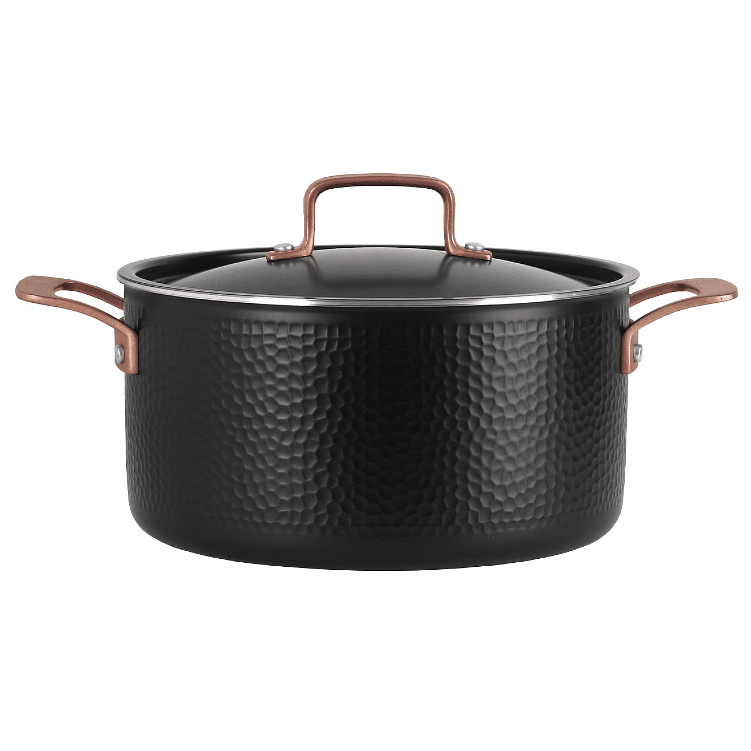Pepper kokk&auml;rl  gryta med lock 24 cm svart