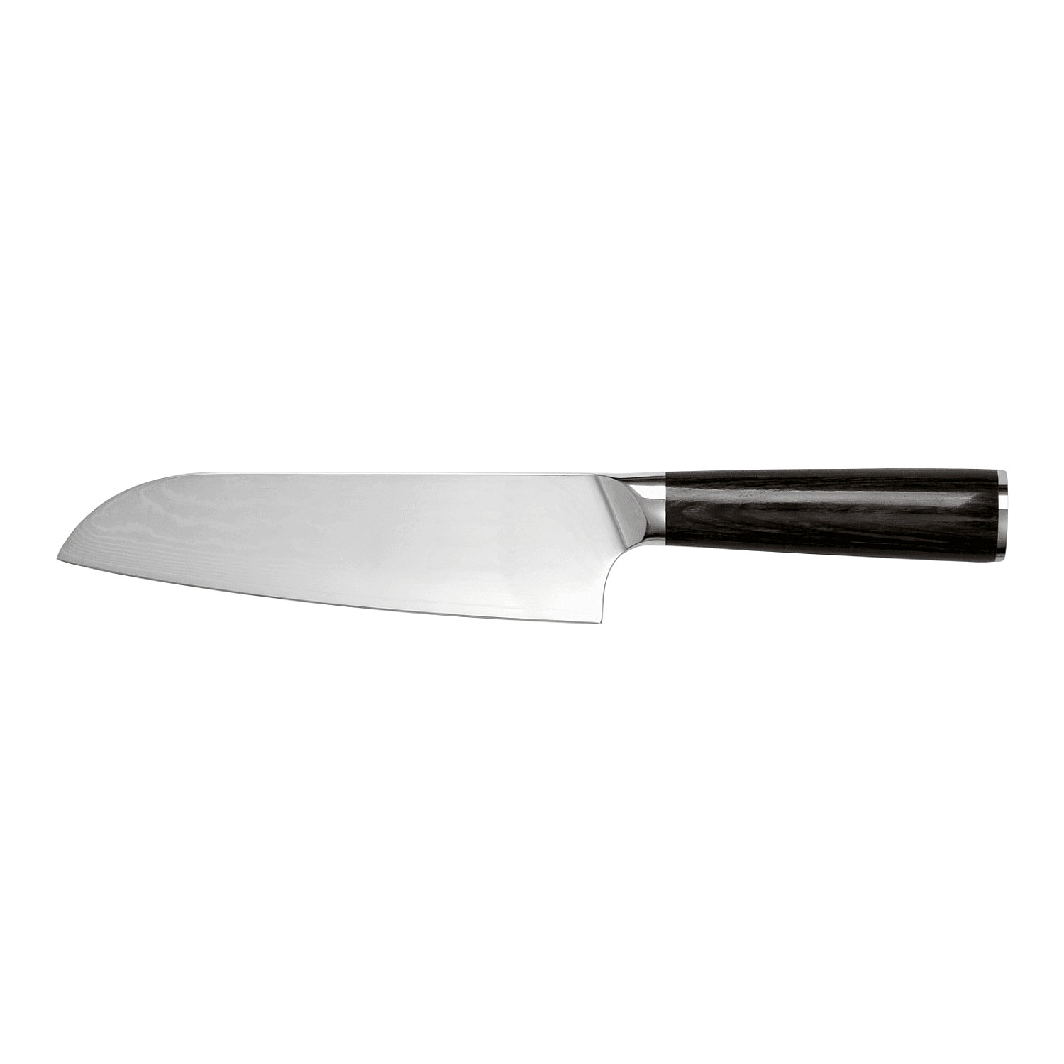 Pepper kniv  santokukniv damascus vg-10 pakkawood