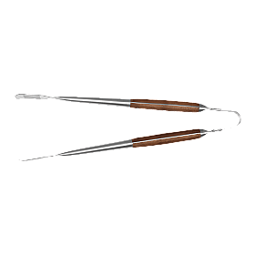 Pepper -  Grilltång stainless med trähandtag 46 cm