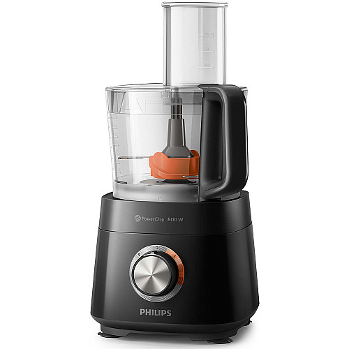 Philips matberedare hr7510/10 - svart, viva 800w med powerchop teknik