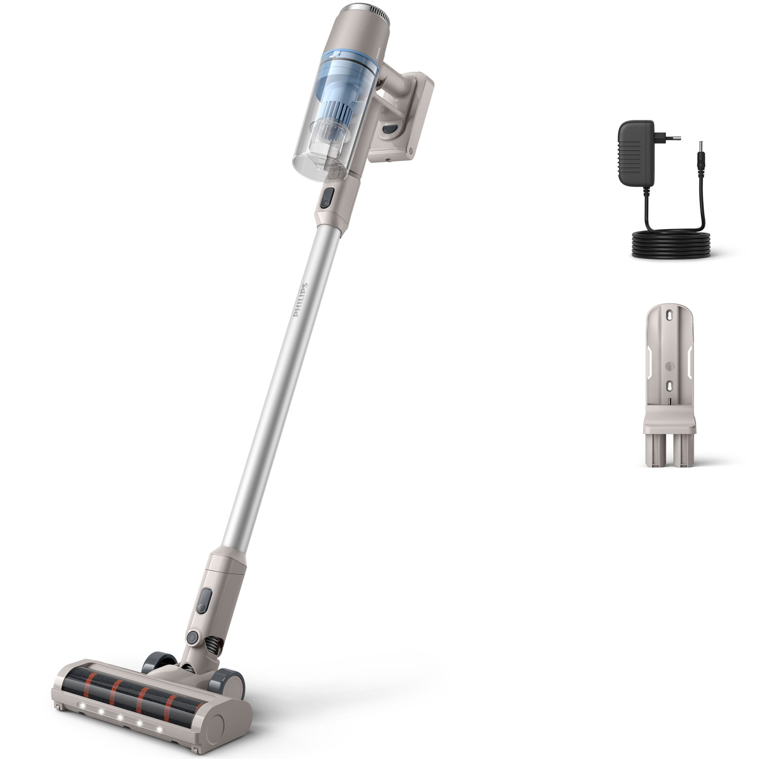 Philips skaftdammsugare xc2011/01 - 2000 series - creme, kraftfull sugeffekt med powercyclone 7