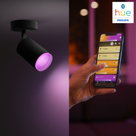 Philips Hue - White and Color Ambiance Fugato fyrdubbel spotlight Philips Hue - White and Color Ambiance Fugato fyrdubbel spotlight