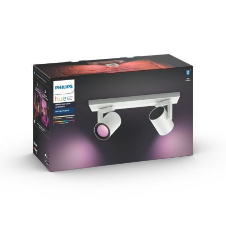 Philips Hue - White and Color Ambiance Argenta dubbel spotlight Philips Hue - White and Color Ambiance Argenta dubbel spotlight