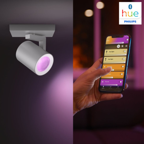 Philips Hue - White and Color Ambiance Argenta enkel spotlight Philips Hue - White and Color Ambiance Argenta enkel spotlight