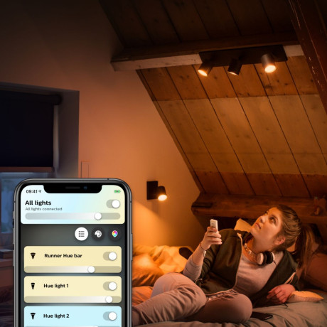 Philips Hue - White ambiance Runner trippelspot Philips Hue - White ambiance Runner trippelspot