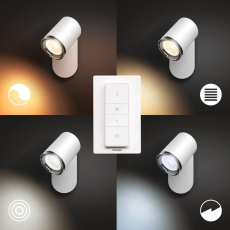 Philips Hue - White ambiance Adore spotlight för badrum - 1st spotlight Philips Hue - White ambiance Adore spotlight för badrum - 1st spotlight