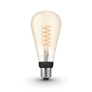 Philips Hue - White Filament 1-pack ST72 E27 filamentlampa Edison