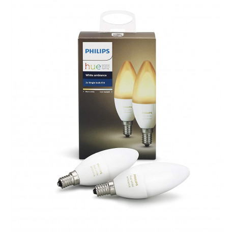 Philips Hue - Ambiance 6W B39 E14 2 Pack Philips Hue - Ambiance 6W B39 E14 2 Pack