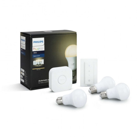 Philips Hue - White 3 bulb + switch starter kit Philips Hue - White 3 bulb + switch starter kit