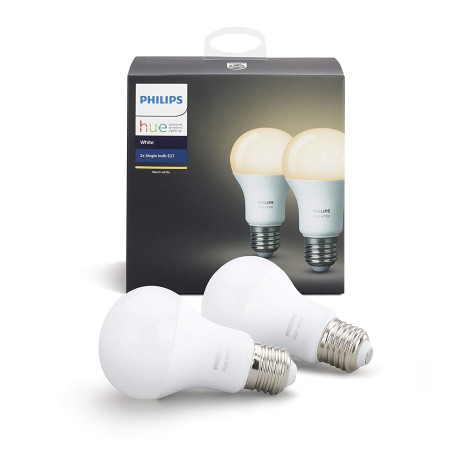 Philips Hue - White A60 E27 Retail 2Pack Philips Hue - White A60 E27 Retail 2Pack