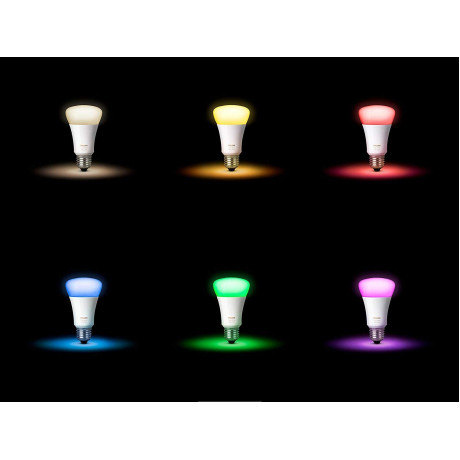 Philips Hue - White and Color Ambiance A60 E27 Retail 2Pack Philips Hue - White and Color Ambiance A60 E27 Retail 2Pack