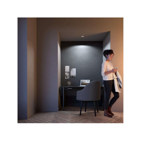 Philips Hue Milliskin infälld spot 1x5-5W - vit kvadratisk ram Philips Hue Milliskin infälld spot 1x5-5W - vit kvadratisk ram