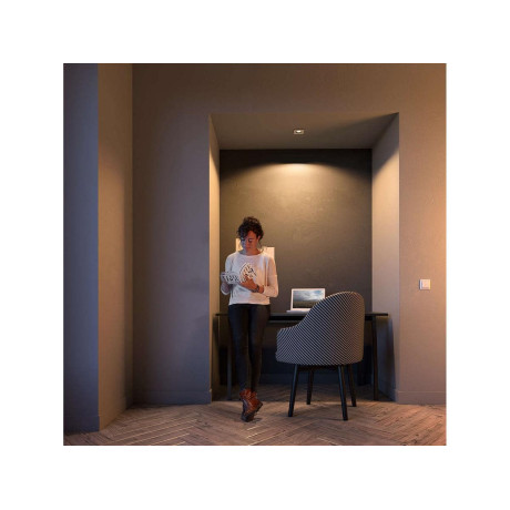 Philips Hue Milliskin infälld spot 1x5-5W - vit kvadratisk ram Philips Hue Milliskin infälld spot 1x5-5W - vit kvadratisk ram