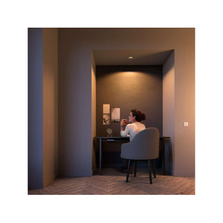 Philips Hue Milliskin infälld spot 1x5-5W - vit kvadratisk ram Philips Hue Milliskin infälld spot 1x5-5W - vit kvadratisk ram