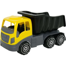 Plasto - Truck, 40 cm, gul/svart