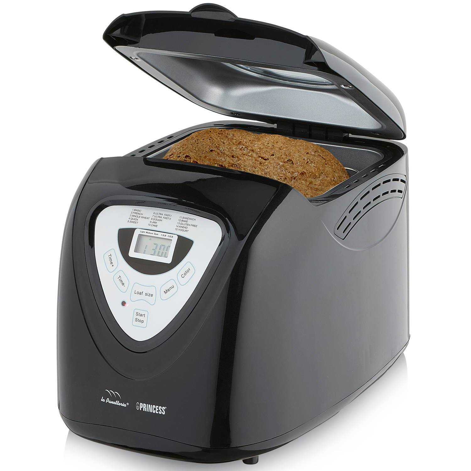 Princess bakmaskin svart - 15 program glutenfritt med digital timer