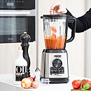 Princess - Rostfri - 1400W Steglös hastighet med Glaskanna