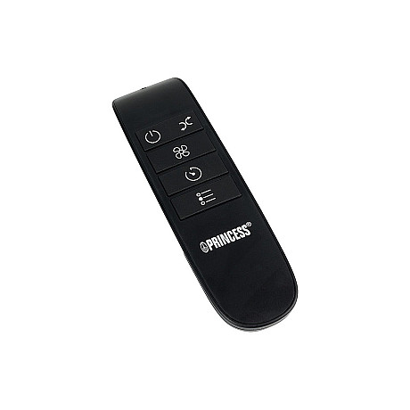 Princess - Bladlös solfjäder, Grå