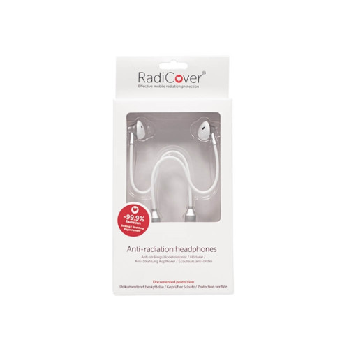 Radicover strålningsskydd trådad in-ear mic volume control