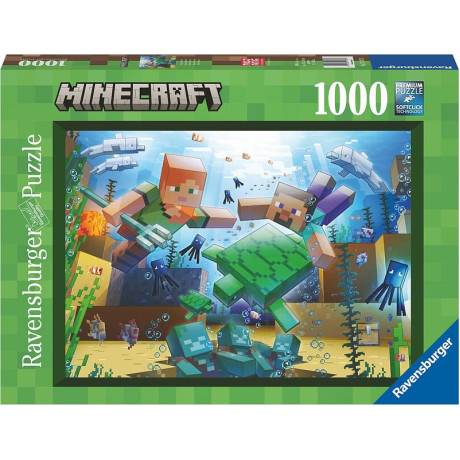 Ravensburger - Minecraft Mosaic pussel 1000 bitar