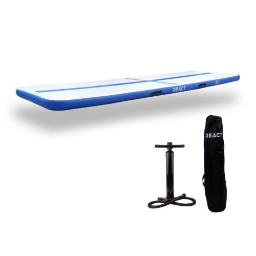 React träningsmaskin airtrack med handpump