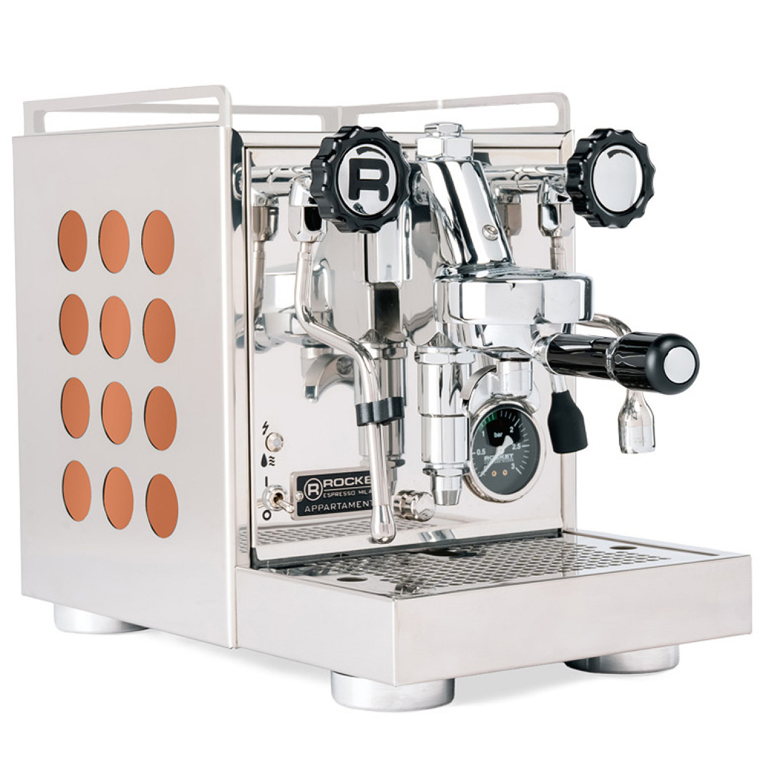 Rocket espresso espressomaskin appartamento 2.0 espressokaffemaskin, kopper