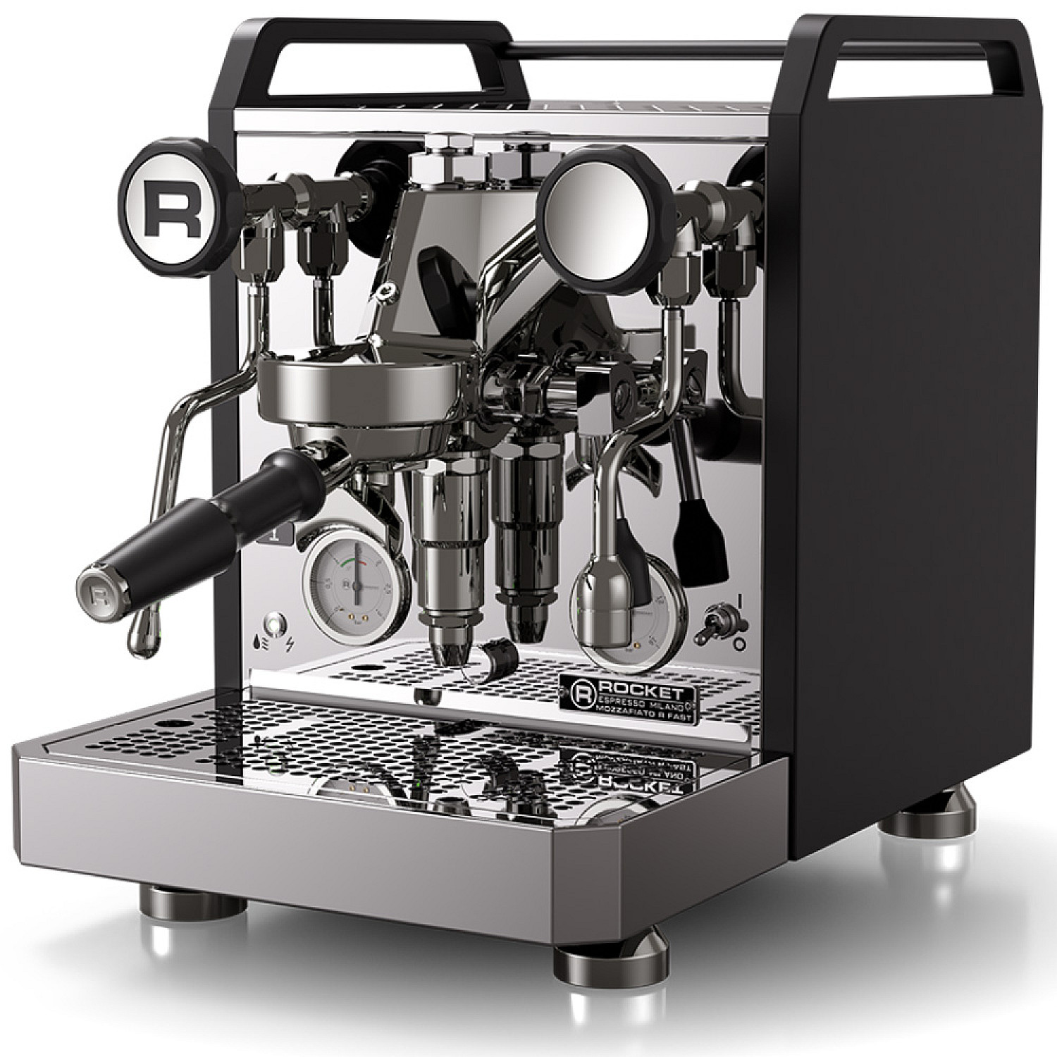 Rocket espresso espressomaskin mozzafiato r fast espressokaffemaskin, black