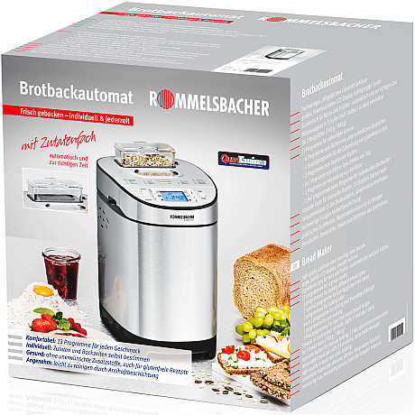 Rommelsbacher - BA 550 - Rostfri, Ingrediensfack med 12 program