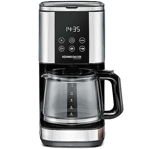 Rommelsbacher kaffebryggare fkm 1000 - med timer, rostfritt