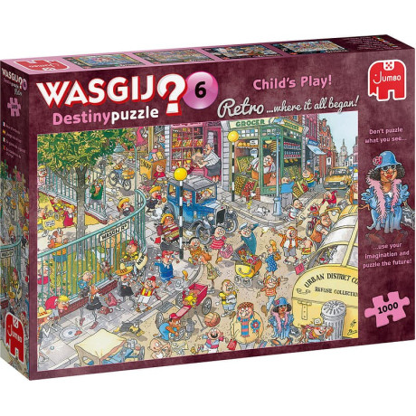 Royal Jumbo Bv - Wasgij Retro Destiny 6 Childs Play Mystery Puzzle 1000 bitar Royal Jumbo Bv - Wasgij Retro Destiny 6 Childs Play Mystery Puzzle 1000 bitar