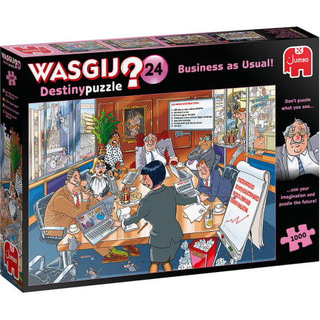Royal Jumbo Bv - Wasgij Destiny 24 Business as Usual! -mystisk pussel 1000 bitar Royal Jumbo Bv - Wasgij Destiny 24 Business as Usual! -mystisk pussel 1000 bitar