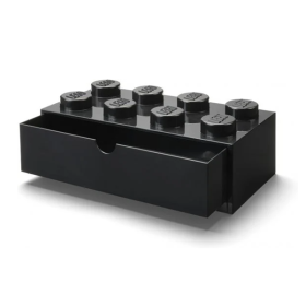 Rum Köpenhamn - Lego Brick skrivbordslåda 8 Svart