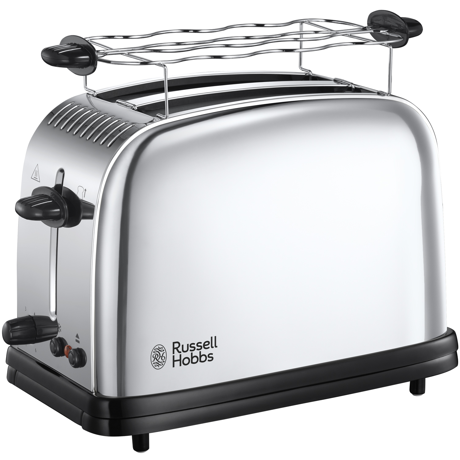 Russell hobbs br&ouml;drost rostfri - breda fack med stop/upptining och galler